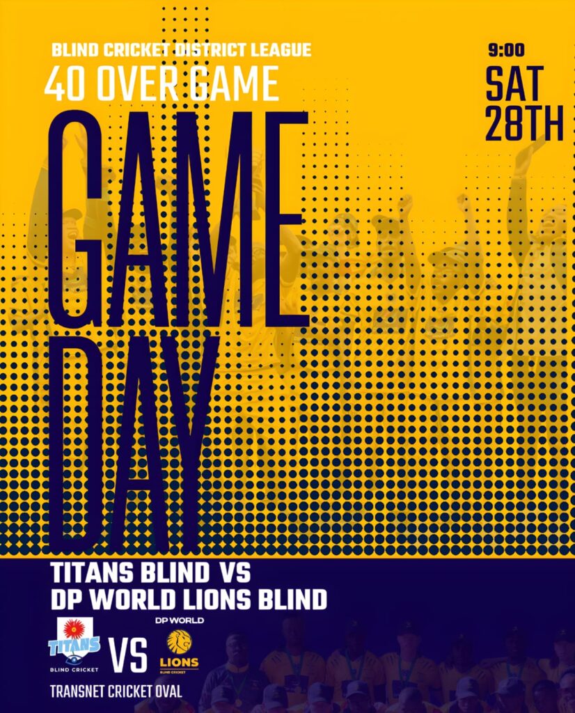 Blind Cricket District League Second Installment Poster